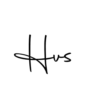 Design your own signature with our free online signature maker. With this signature software, you can create a handwritten (Autography-DOLnW) signature for name Hvs. Hvs signature style 10 images and pictures png