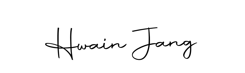 Make a beautiful signature design for name Hwain Jang. With this signature (Autography-DOLnW) style, you can create a handwritten signature for free. Hwain Jang signature style 10 images and pictures png