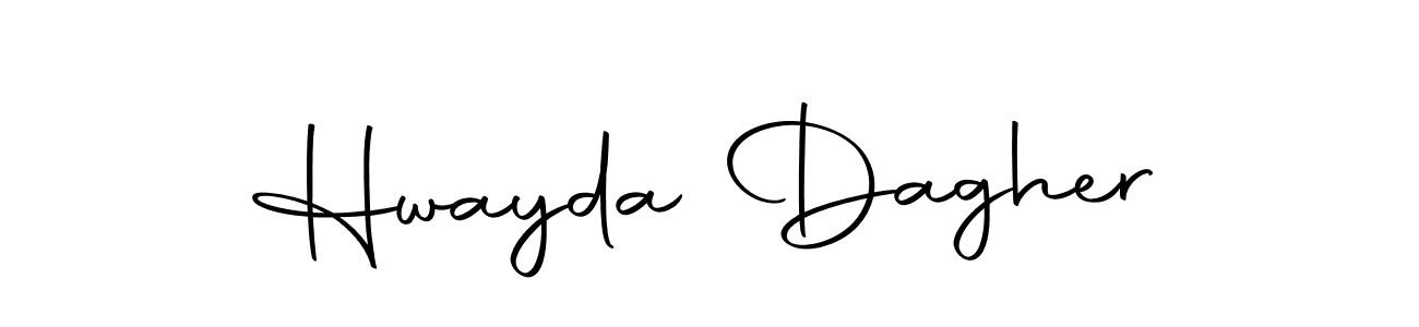 How to make Hwayda Dagher signature? Autography-DOLnW is a professional autograph style. Create handwritten signature for Hwayda Dagher name. Hwayda Dagher signature style 10 images and pictures png