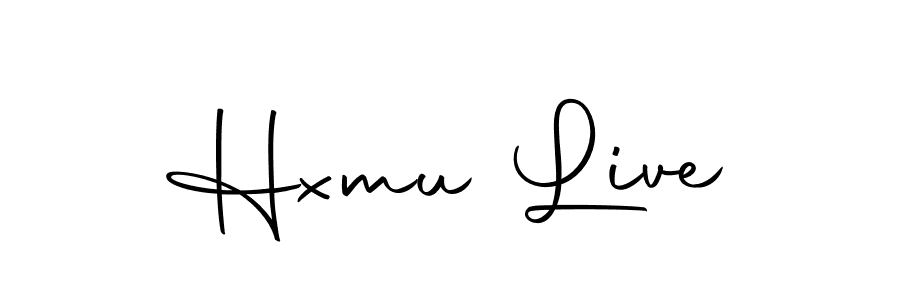 Make a beautiful signature design for name Hxmu Live. With this signature (Autography-DOLnW) style, you can create a handwritten signature for free. Hxmu Live signature style 10 images and pictures png