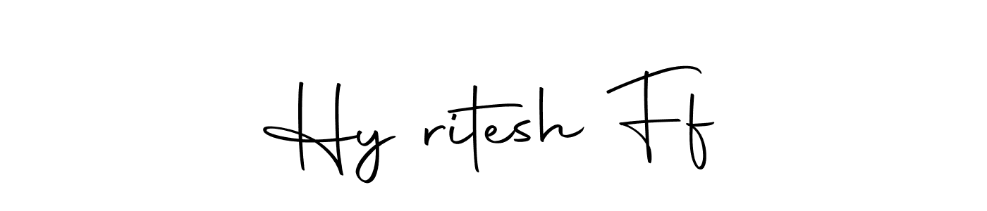 How to make Hy✓ritesh Ff name signature. Use Autography-DOLnW style for creating short signs online. This is the latest handwritten sign. Hy✓ritesh Ff signature style 10 images and pictures png