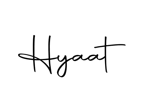 Similarly Autography-DOLnW is the best handwritten signature design. Signature creator online .You can use it as an online autograph creator for name Hyaat. Hyaat signature style 10 images and pictures png