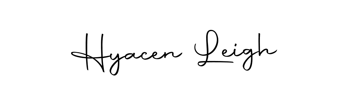 Make a beautiful signature design for name Hyacen Leigh. With this signature (Autography-DOLnW) style, you can create a handwritten signature for free. Hyacen Leigh signature style 10 images and pictures png