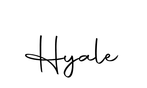 Use a signature maker to create a handwritten signature online. With this signature software, you can design (Autography-DOLnW) your own signature for name Hyale. Hyale signature style 10 images and pictures png