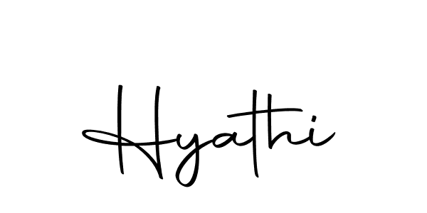 You should practise on your own different ways (Autography-DOLnW) to write your name (Hyathi) in signature. don't let someone else do it for you. Hyathi signature style 10 images and pictures png