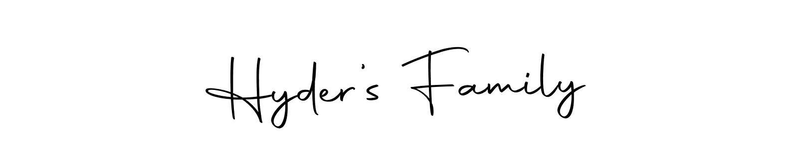How to make Hyder’s Family signature? Autography-DOLnW is a professional autograph style. Create handwritten signature for Hyder’s Family name. Hyder’s Family signature style 10 images and pictures png