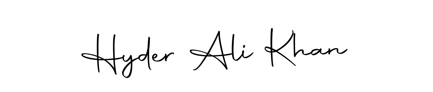 Make a short Hyder Ali Khan signature style. Manage your documents anywhere anytime using Autography-DOLnW. Create and add eSignatures, submit forms, share and send files easily. Hyder Ali Khan signature style 10 images and pictures png