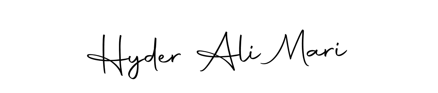 Use a signature maker to create a handwritten signature online. With this signature software, you can design (Autography-DOLnW) your own signature for name Hyder Ali Mari. Hyder Ali Mari signature style 10 images and pictures png