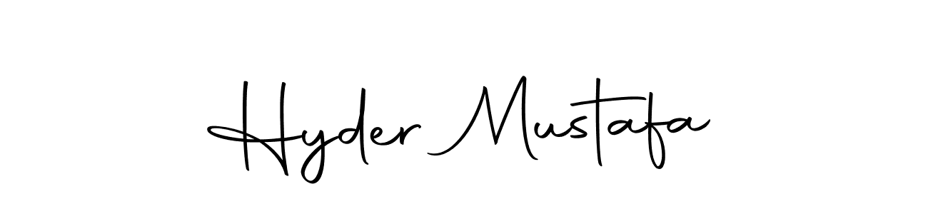 How to make Hyder Mustafa signature? Autography-DOLnW is a professional autograph style. Create handwritten signature for Hyder Mustafa name. Hyder Mustafa signature style 10 images and pictures png