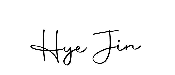 Make a beautiful signature design for name Hye Jin. With this signature (Autography-DOLnW) style, you can create a handwritten signature for free. Hye Jin signature style 10 images and pictures png