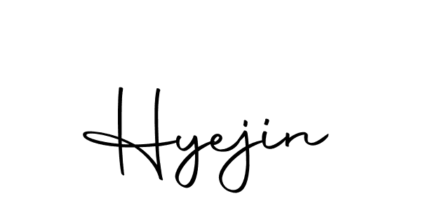 Hyejin stylish signature style. Best Handwritten Sign (Autography-DOLnW) for my name. Handwritten Signature Collection Ideas for my name Hyejin. Hyejin signature style 10 images and pictures png
