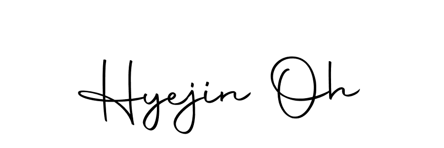 The best way (Autography-DOLnW) to make a short signature is to pick only two or three words in your name. The name Hyejin Oh include a total of six letters. For converting this name. Hyejin Oh signature style 10 images and pictures png