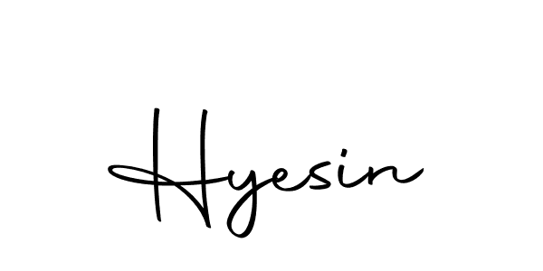 How to make Hyesin name signature. Use Autography-DOLnW style for creating short signs online. This is the latest handwritten sign. Hyesin signature style 10 images and pictures png