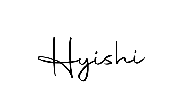 How to make Hyishi signature? Autography-DOLnW is a professional autograph style. Create handwritten signature for Hyishi name. Hyishi signature style 10 images and pictures png