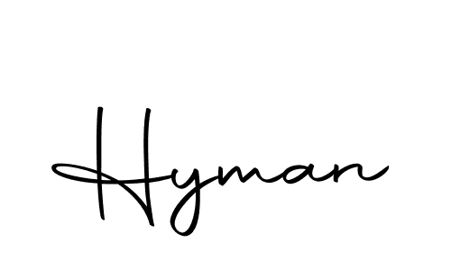 Hyman stylish signature style. Best Handwritten Sign (Autography-DOLnW) for my name. Handwritten Signature Collection Ideas for my name Hyman. Hyman signature style 10 images and pictures png