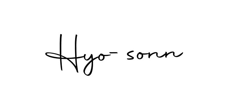 Also we have Hyo-sonn name is the best signature style. Create professional handwritten signature collection using Autography-DOLnW autograph style. Hyo-sonn signature style 10 images and pictures png