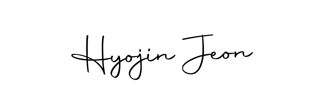 Also we have Hyojin Jeon name is the best signature style. Create professional handwritten signature collection using Autography-DOLnW autograph style. Hyojin Jeon signature style 10 images and pictures png
