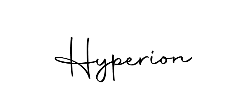 How to make Hyperion signature? Autography-DOLnW is a professional autograph style. Create handwritten signature for Hyperion name. Hyperion signature style 10 images and pictures png