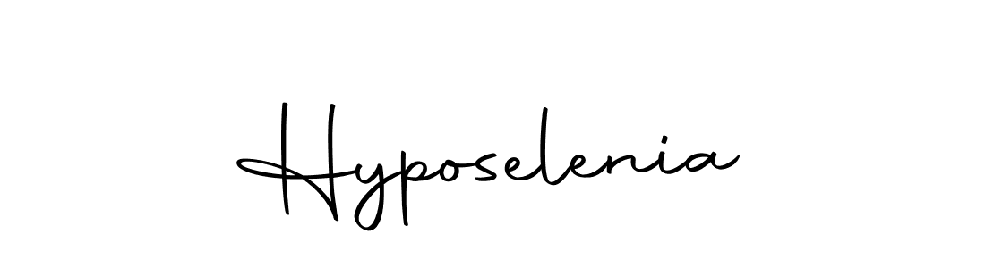 How to make Hyposelenia name signature. Use Autography-DOLnW style for creating short signs online. This is the latest handwritten sign. Hyposelenia signature style 10 images and pictures png