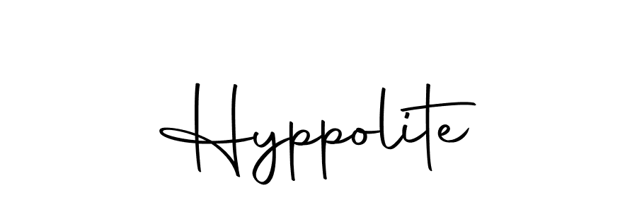 Create a beautiful signature design for name Hyppolite. With this signature (Autography-DOLnW) fonts, you can make a handwritten signature for free. Hyppolite signature style 10 images and pictures png