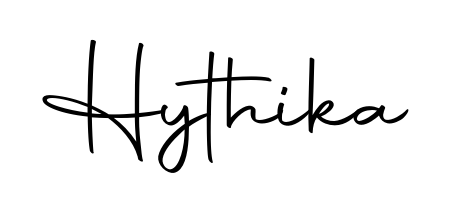 Similarly Autography-DOLnW is the best handwritten signature design. Signature creator online. You can use it as an online autograph creator for name Hythika. Hythika signature style 10 images and pictures png