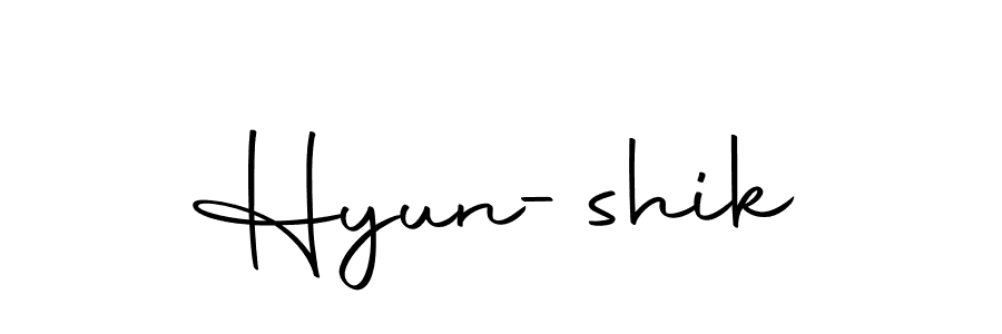 You should practise on your own different ways (Autography-DOLnW) to write your name (Hyun-shik) in signature. don't let someone else do it for you. Hyun-shik signature style 10 images and pictures png
