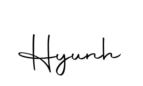 Make a beautiful signature design for name Hyunh. With this signature (Autography-DOLnW) style, you can create a handwritten signature for free. Hyunh signature style 10 images and pictures png