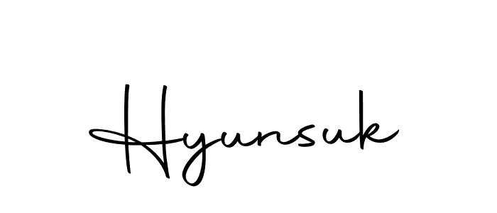 Hyunsuk stylish signature style. Best Handwritten Sign (Autography-DOLnW) for my name. Handwritten Signature Collection Ideas for my name Hyunsuk. Hyunsuk signature style 10 images and pictures png