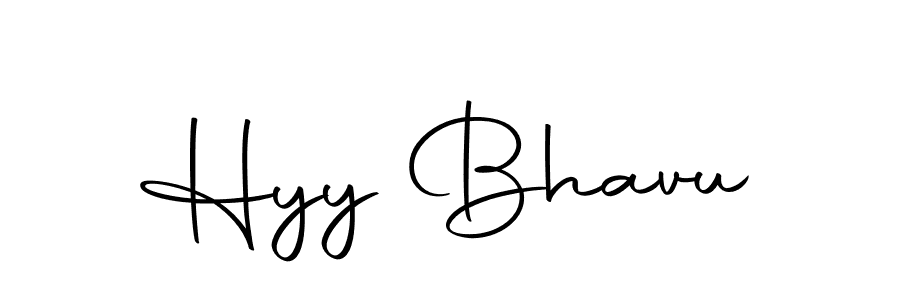 Use a signature maker to create a handwritten signature online. With this signature software, you can design (Autography-DOLnW) your own signature for name Hyy Bhavu. Hyy Bhavu signature style 10 images and pictures png