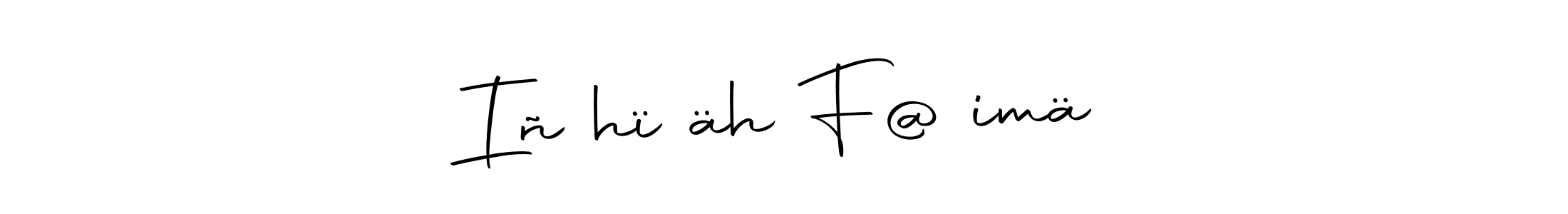 Also we have Iñśhïřäh F@ťimä name is the best signature style. Create professional handwritten signature collection using Autography-DOLnW autograph style. Iñśhïřäh F@ťimä signature style 10 images and pictures png