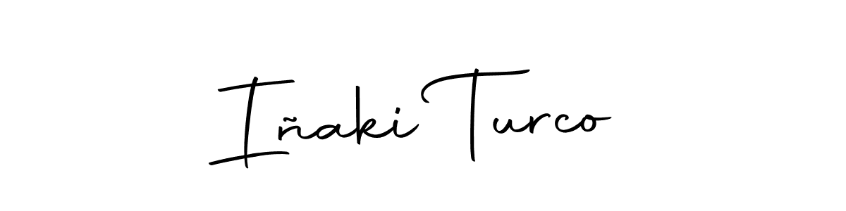 Create a beautiful signature design for name Iñaki Turco. With this signature (Autography-DOLnW) fonts, you can make a handwritten signature for free. Iñaki Turco signature style 10 images and pictures png