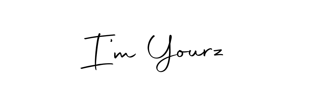 Use a signature maker to create a handwritten signature online. With this signature software, you can design (Autography-DOLnW) your own signature for name I’m Yourz. I’m Yourz signature style 10 images and pictures png