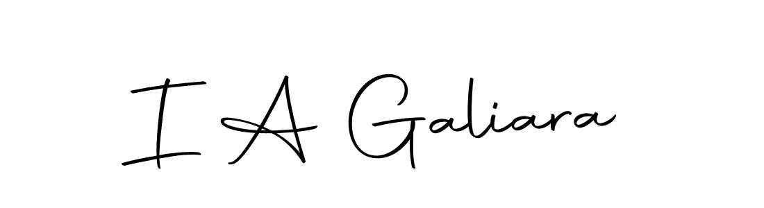 if you are searching for the best signature style for your name I A Galiara. so please give up your signature search. here we have designed multiple signature styles  using Autography-DOLnW. I A Galiara signature style 10 images and pictures png