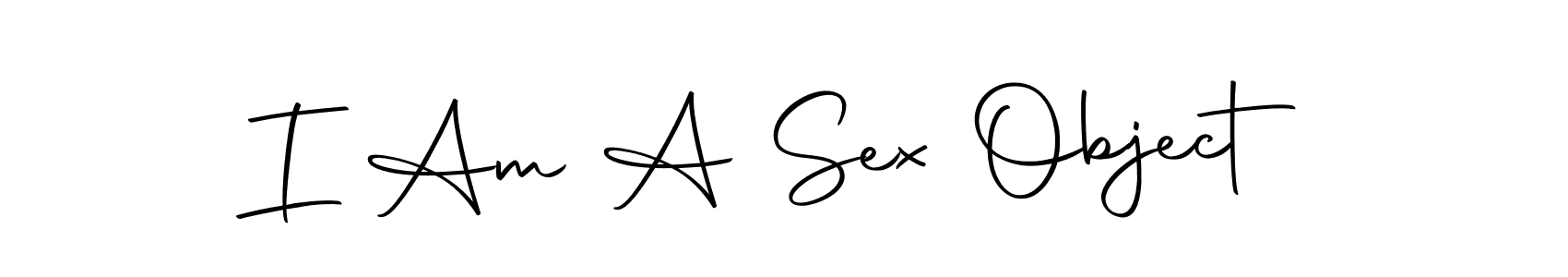 Create a beautiful signature design for name I Am A Sex Object. With this signature (Autography-DOLnW) fonts, you can make a handwritten signature for free. I Am A Sex Object signature style 10 images and pictures png