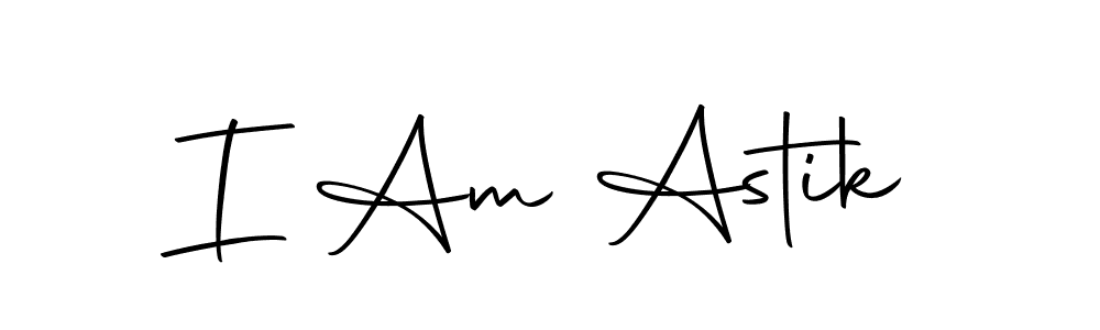 if you are searching for the best signature style for your name I Am Astik. so please give up your signature search. here we have designed multiple signature styles  using Autography-DOLnW. I Am Astik signature style 10 images and pictures png