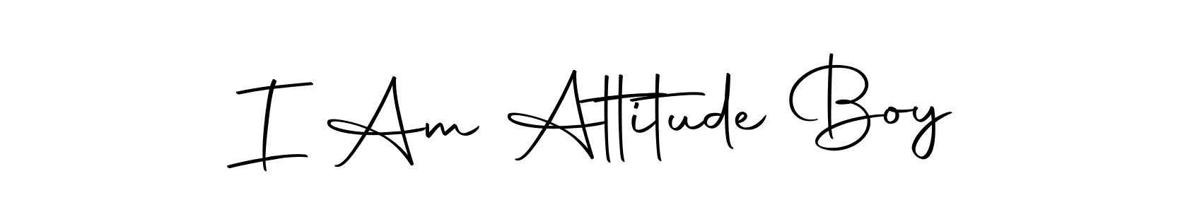 Make a short I Am Attitude Boy signature style. Manage your documents anywhere anytime using Autography-DOLnW. Create and add eSignatures, submit forms, share and send files easily. I Am Attitude Boy signature style 10 images and pictures png