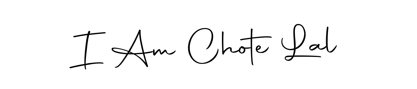 Create a beautiful signature design for name I Am Chote Lal. With this signature (Autography-DOLnW) fonts, you can make a handwritten signature for free. I Am Chote Lal signature style 10 images and pictures png