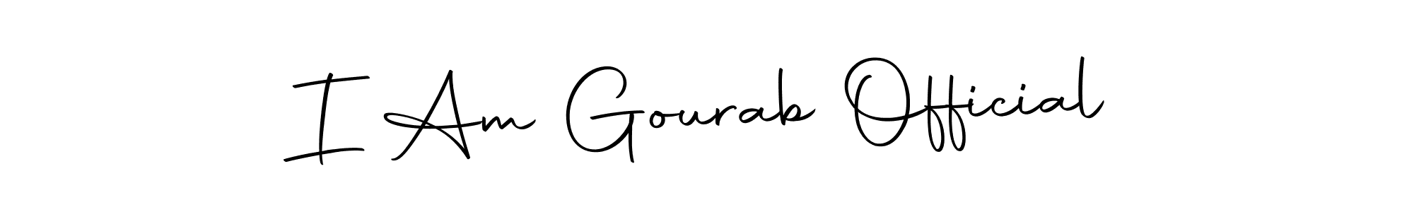 You should practise on your own different ways (Autography-DOLnW) to write your name (I Am Gourab Official) in signature. don't let someone else do it for you. I Am Gourab Official signature style 10 images and pictures png
