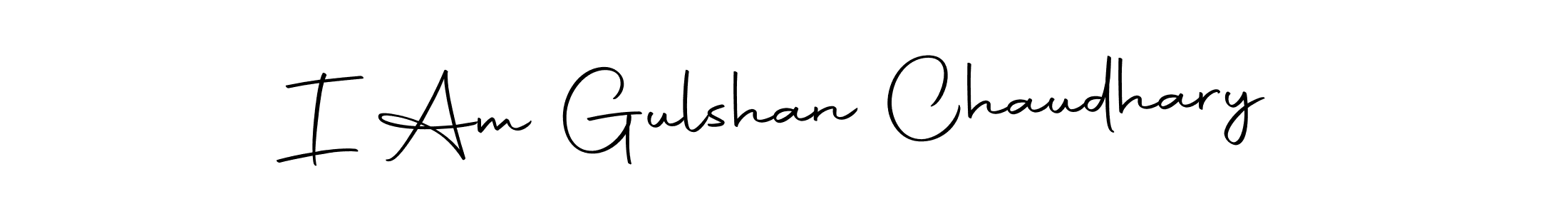 Make a beautiful signature design for name I Am Gulshan Chaudhary. With this signature (Autography-DOLnW) style, you can create a handwritten signature for free. I Am Gulshan Chaudhary signature style 10 images and pictures png