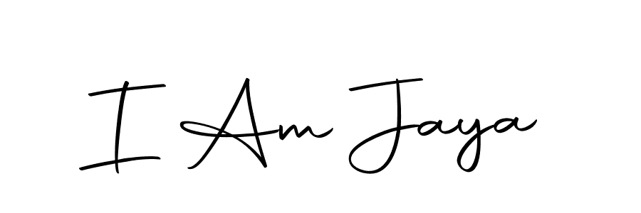 Create a beautiful signature design for name I Am Jaya. With this signature (Autography-DOLnW) fonts, you can make a handwritten signature for free. I Am Jaya signature style 10 images and pictures png