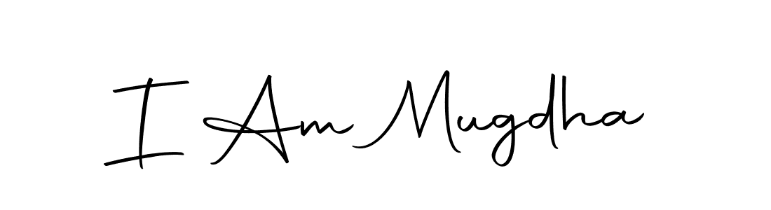 Make a beautiful signature design for name I Am Mugdha. Use this online signature maker to create a handwritten signature for free. I Am Mugdha signature style 10 images and pictures png