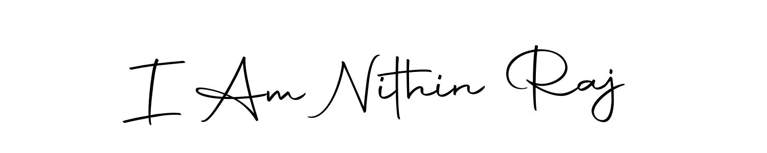 Make a beautiful signature design for name I Am Nithin Raj. With this signature (Autography-DOLnW) style, you can create a handwritten signature for free. I Am Nithin Raj signature style 10 images and pictures png