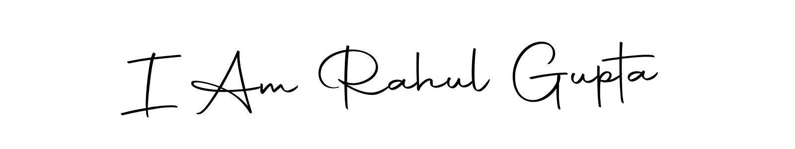 Design your own signature with our free online signature maker. With this signature software, you can create a handwritten (Autography-DOLnW) signature for name I Am Rahul Gupta. I Am Rahul Gupta signature style 10 images and pictures png