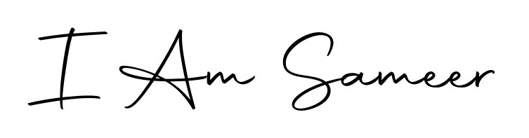 Also we have I Am Sameer name is the best signature style. Create professional handwritten signature collection using Autography-DOLnW autograph style. I Am Sameer signature style 10 images and pictures png