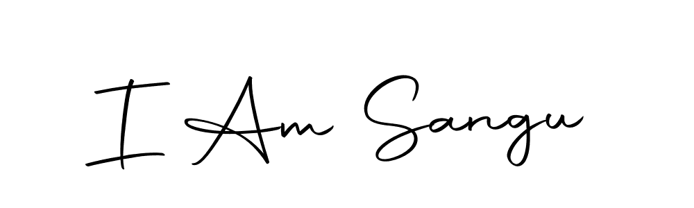 How to make I Am Sangu signature? Autography-DOLnW is a professional autograph style. Create handwritten signature for I Am Sangu name. I Am Sangu signature style 10 images and pictures png