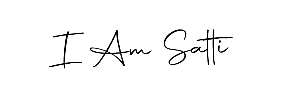 Use a signature maker to create a handwritten signature online. With this signature software, you can design (Autography-DOLnW) your own signature for name I Am Satti. I Am Satti signature style 10 images and pictures png