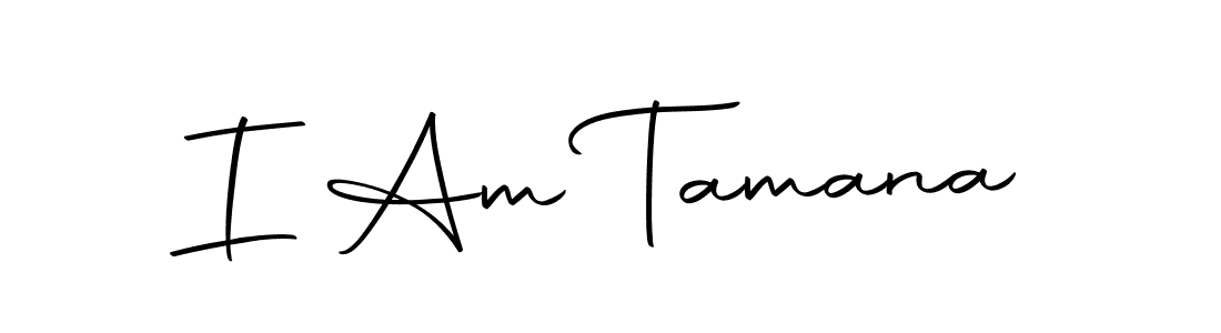 Also we have I Am Tamana name is the best signature style. Create professional handwritten signature collection using Autography-DOLnW autograph style. I Am Tamana signature style 10 images and pictures png