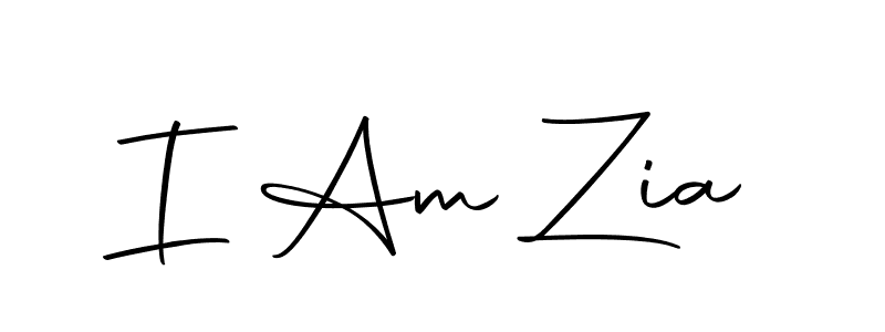 You should practise on your own different ways (Autography-DOLnW) to write your name (I Am Zia) in signature. don't let someone else do it for you. I Am Zia signature style 10 images and pictures png