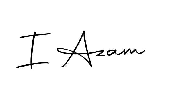 The best way (Autography-DOLnW) to make a short signature is to pick only two or three words in your name. The name I Azam include a total of six letters. For converting this name. I Azam signature style 10 images and pictures png