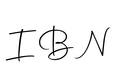 Use a signature maker to create a handwritten signature online. With this signature software, you can design (Autography-DOLnW) your own signature for name I B N. I B N signature style 10 images and pictures png